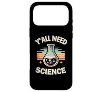 Custodia per iPhone 17 Pro Max Y'all Need Science Divertente gioco di parole scientifico vintage