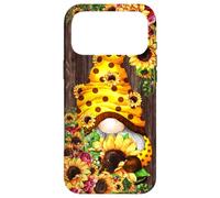 Custodia per iPhone 17 Pro Max Yellow Sunflower Gnome For Women Cute Summer Flower Pattern