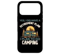 Custodia per iPhone 17 Pro Max Yes I do Have Retirement Plan Camping Camper Retired Camp