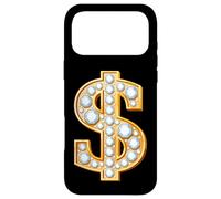 Custodia per iPhone 17 Pro Max Yes I'm Rich, Elegant Hip Hop Cool Necklace with Dollar