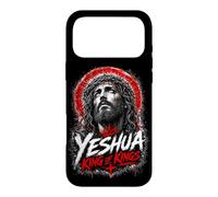Custodia per iPhone 17 Pro Max YESHUA RE DEI RE Religioso coraggioso Gesù Cristo