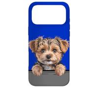 Custodia per iPhone 17 Pro Max Yorkipoo Carino Peeking Yorkie Poo Mix Dog Lover
