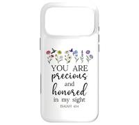Custodia per iPhone 17 Pro Max You are Precious Honored in My Sight Isaiah 43:4 Bible Verse