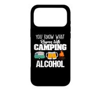 Custodia per iPhone 17 Pro Max You Know What Rhymes With Camping Alcohol Lover
