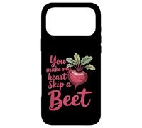 Custodia per iPhone 17 Pro Max You Make My Heart Skip a Beet Pun Divertente amante delle verdure