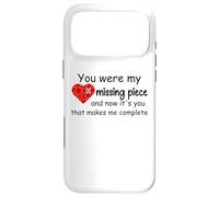 Custodia per iPhone 17 Pro Max You Were My Missing Puzzle Piece Valentine Couple Love Heart