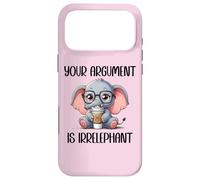 Custodia per iPhone 17 Pro Max Your Argument is Irrelephant Coffee Cup Elephant Funny Work