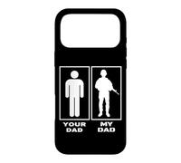 Custodia per iPhone 17 Pro Max Your Dad Mio Padre Orgoglioso Militare Soldato Papa Confronto