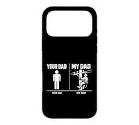 Custodia per iPhone 17 Pro Max Your Dad My Dad Lineman Electrician Electrical Lineworker
