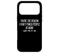 Custodia per iPhone 17 Pro Max Youre the Reason I Don't Punch People At Work Funny Coworker