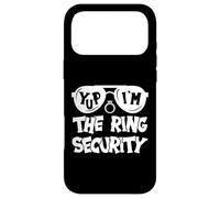Custodia per iPhone 17 Pro Max Yup I'm The Ring Bearer Wedding Security per ragazze, ragazzi e bambini, divertimento