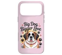 Custodia per iPhone 17 Pro Max Zampe e cuori di San Bernardo - Big Dog Bigger Love
