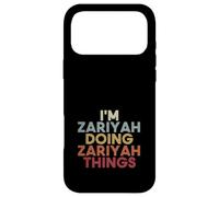 Custodia per iPhone 17 Pro Max Zariyah Name Zariyah Personalized Name First Given