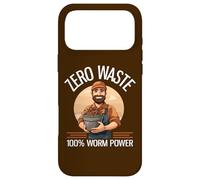 Custodia per iPhone 17 Pro Max Zero Waste 100% Worm Power Divertente allevamento di lombrichi