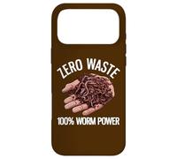 Custodia per iPhone 17 Pro Max Zero Waste 100% Worm Power Divertente allevamento di lombrichi
