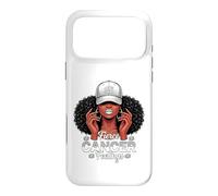 Custodia per iPhone 17 Pro Max Zodiac Cancer Inspired Afro Women White Grey Cap Black Girl