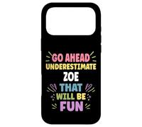 Custodia per iPhone 17 Pro Max ZOE Personalized Women's Gift Custom ZOE