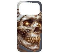 Custodia per iPhone 17 Pro Max Zombie Skeleton Face For Goth Lovers Halloween Mummy Skull