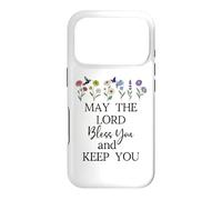 Custodia per iPhone 17 Pro May the Lord Bless You and Keep You Christian Bible Verse