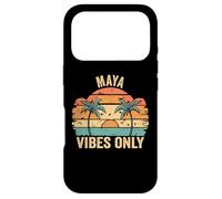 Custodia per iPhone 17 Pro MAYA Vibes Only Cute Retro Girls MAYA Name