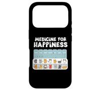 Custodia per iPhone 17 Pro Medicina per gatti per la felicità gattini carini donne ragazze bambini