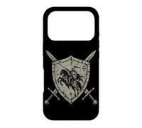 Custodia per iPhone 17 Pro Medieval Knight Shield Swords Renaissance Festival Araldica