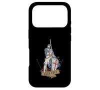 Custodia per iPhone 17 Pro Medievale Guerriero Santo Cavaliere Templare Deus Vult Vintage