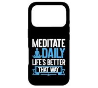 Custodia per iPhone 17 Pro Meditare la vita quotidiana è meglio in questo modo meditazione