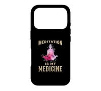 Custodia per iPhone 17 Pro Meditation Is My Medicine/Meditator Design/Funny Daying