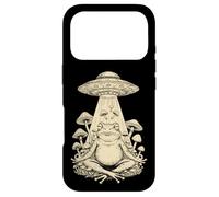 Custodia per iPhone 17 Pro Meditazione Divertente Cottagecore Frog Alien UFO funghi funghi