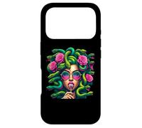 Custodia per iPhone 17 Pro Medusa Snakes Roses Lollipop Floral Greek Mythology