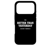 Custodia per iPhone 17 Pro Meglio di ieri Tu contro te stesso Motivazione Sport