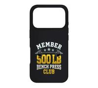 Custodia per iPhone 17 Pro Member - Panca da 226,8 kg, per palestra, sollevamento pesi, grafica PR