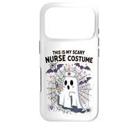 Custodia per iPhone 17 Pro Meme divertente per Halloween con scritta in inglese "This Is My Scary Nurse"