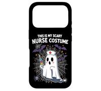 Custodia per iPhone 17 Pro Meme divertente per Halloween con scritta in inglese "This Is My Scary Nurse"