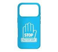 Custodia per iPhone 17 Pro Meme umoristico STOP Talk To My Agent AI Software Engineers