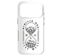 Custodia per iPhone 17 Pro Memento Mori Live Well Skull Clessidra Stoica Stoicismo Teschi