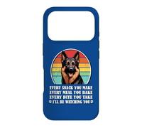 Custodia per iPhone 17 Pro Mens Kid Dog Lover Retro Vintage Every Snack German Shepherd