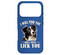 Custodia per iPhone 17 Pro Mens Womens Kids Find Lick You Border Collie Lover