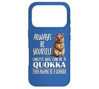 Custodia per iPhone 17 Pro Mens Womens Kids Funny Always Be Yourself Quokka Lover