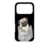 Custodia per iPhone 17 Pro Men's Women's Kids Funny Cool Pocket Pug Pets Graphic Design