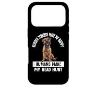 Custodia per iPhone 17 Pro Mens Womens Kids Funny Make Me Happy Border Terrier Lover