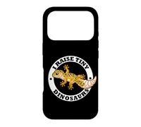 Custodia per iPhone 17 Pro Mens Womens Kids I Raise Tiny Dinosaurs Leopard Gecko Lover