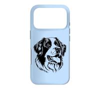 Custodia per iPhone 17 Pro Mens Womens Kids Minimalist Logo Saint Bernard Dog Lover