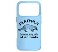 Custodia per iPhone 17 Pro Mens Womens Retro Vintage Swiss Army Knife Platypus Lover