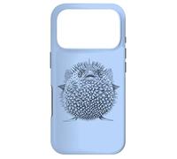Custodia per iPhone 17 Pro Mens Womens Vintage Retro Illustration Puffer Fish Lover