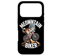 Custodia per iPhone 17 Pro Meowntain Biker Cat in un'avventura in bici