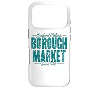 Custodia per iPhone 17 Pro Mercato storico di Londra dal 1756 Stampa verde invecchiata