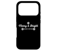 Custodia per iPhone 17 Pro Merry and Bright Seasons Saluti Natale