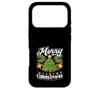 Custodia per iPhone 17 Pro Merry Christmas Tree Lights Holly Classic Christmas Holiday